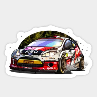 Ford Fiesta WRC RRC - Bernardo Sousa Portugal Sticker